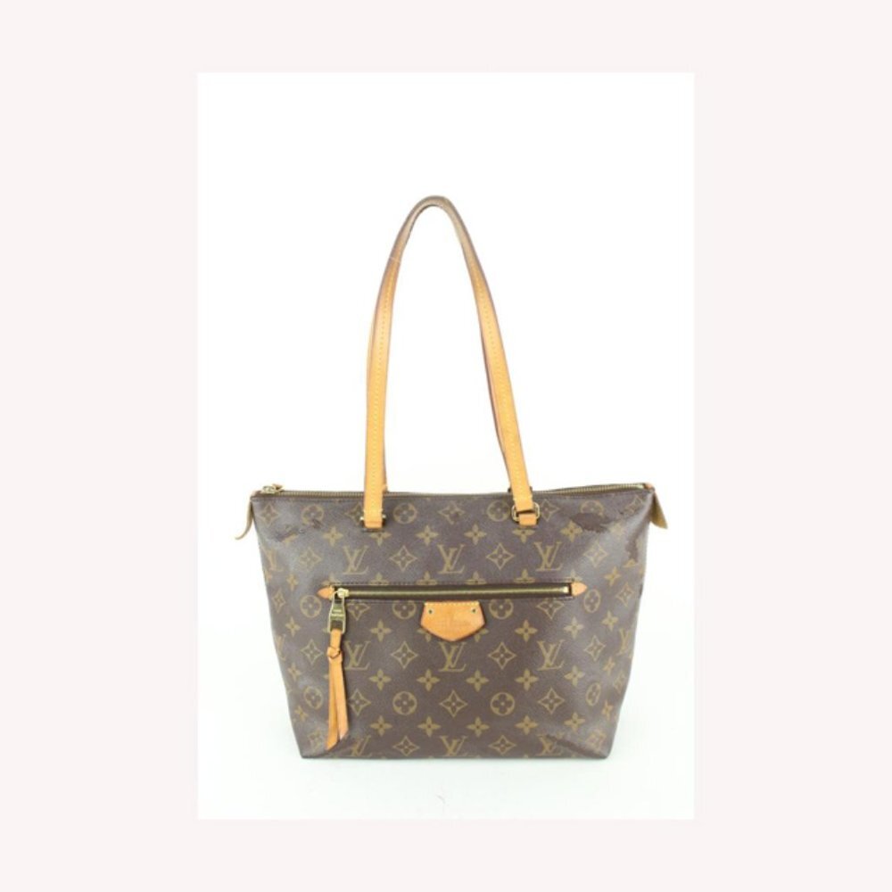 Louis Vuitton Discontinued Monogram Iena PM Zip Tote Bag 86lk67s